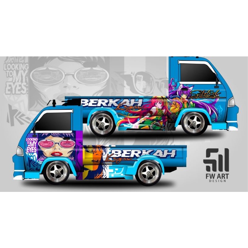 decal L300 tanpa custom