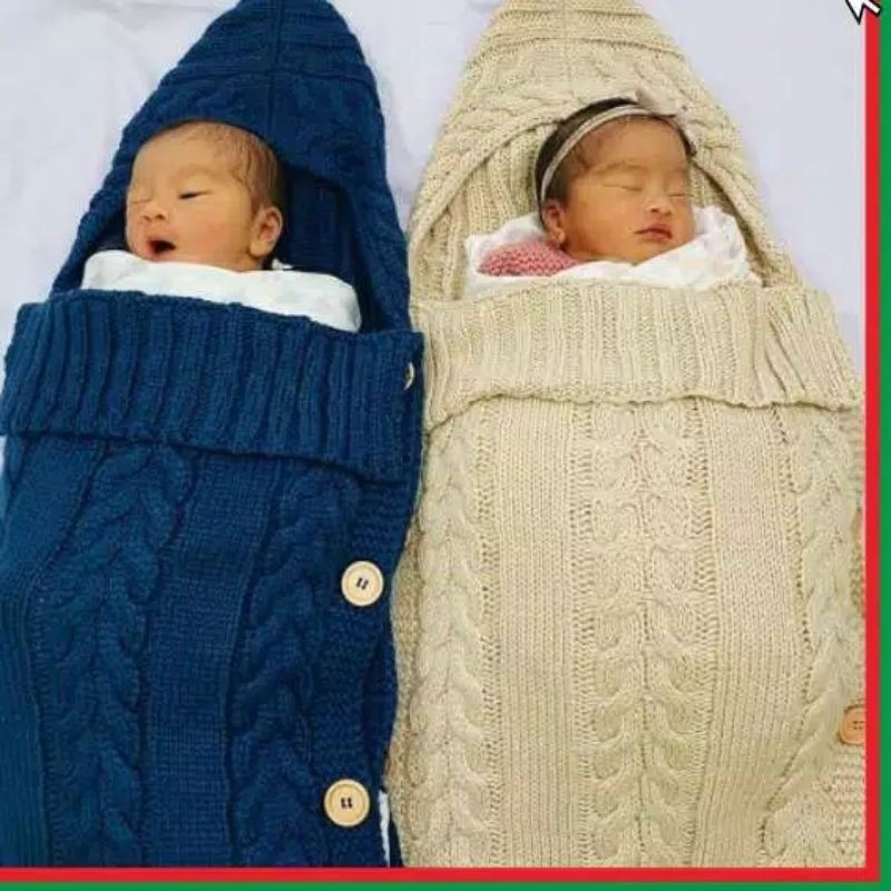 bedong rajut bayi