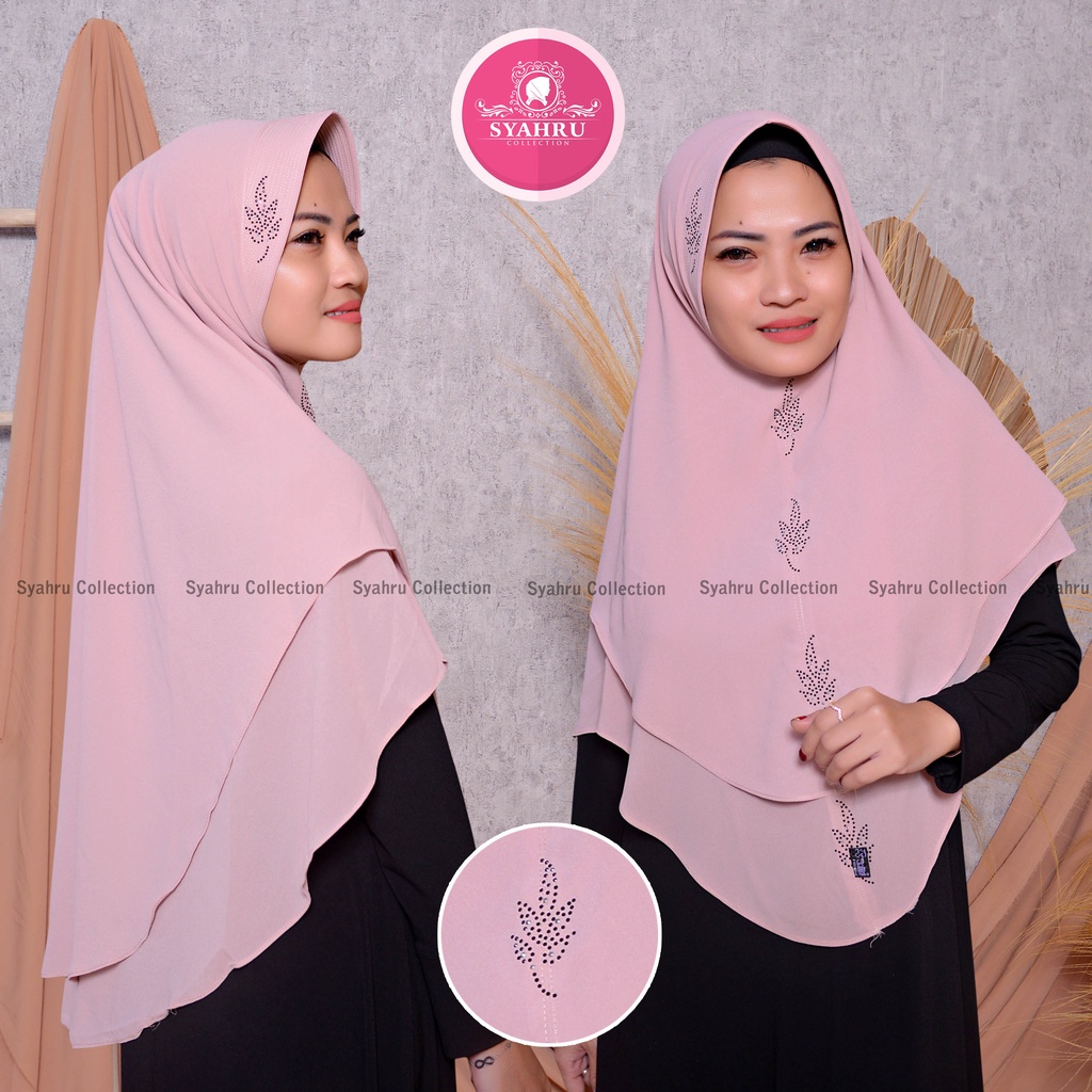 Khimar Payet Dasi Daun