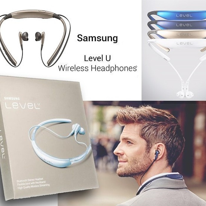 SAMSUNG LEVEL U Bluetooth Stereo Headset ORIGINAL - Emas