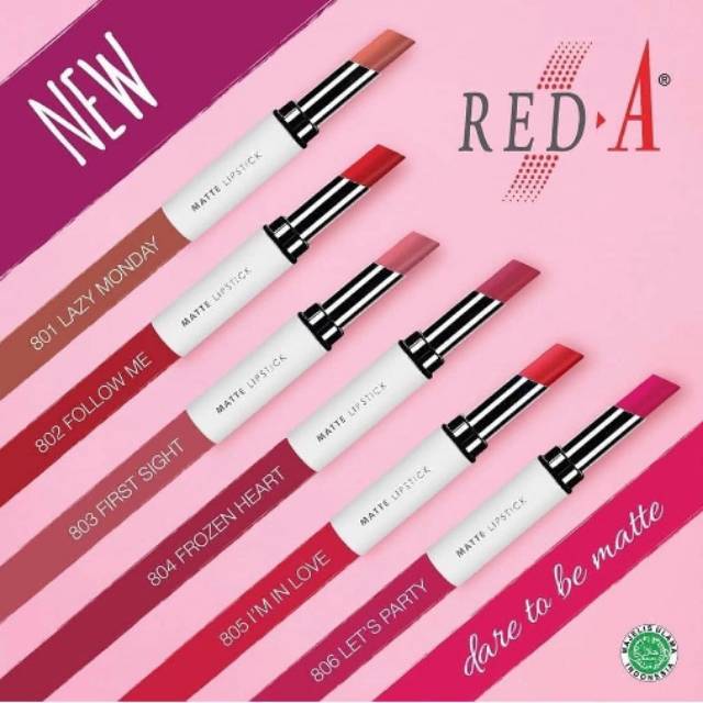 NEW LIPSTIK MATTE RED - A