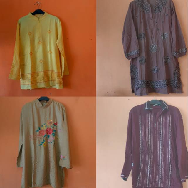 Gamis semi pendek murah Preloved