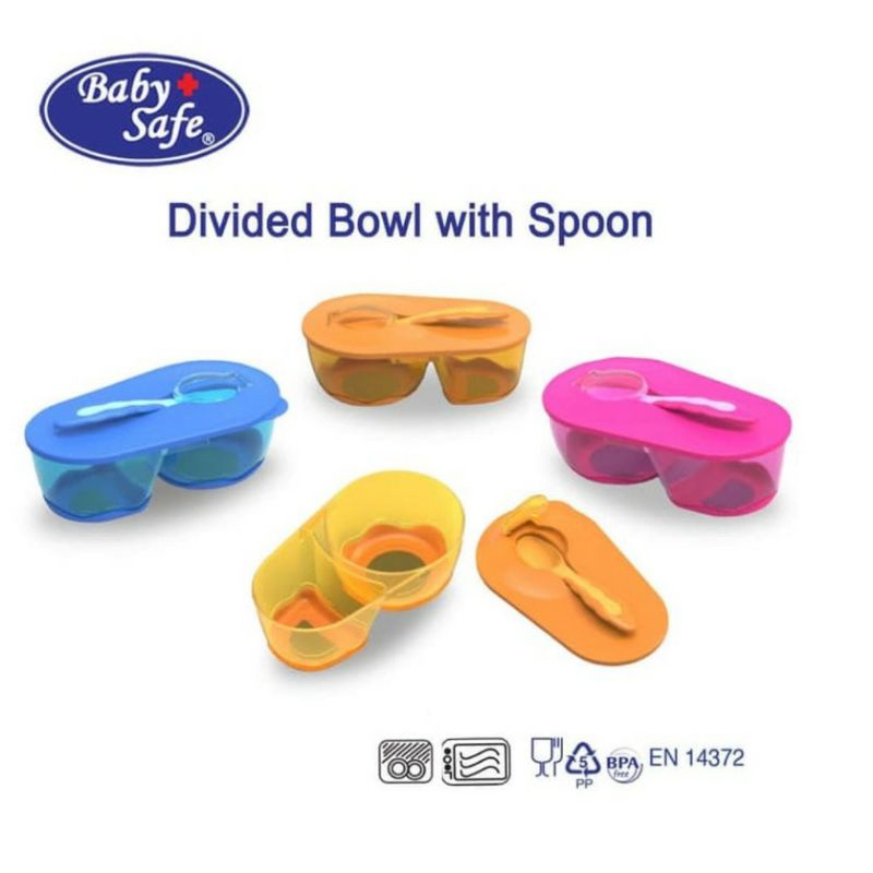 BabySafe Divide Bowl with Spoon AP010