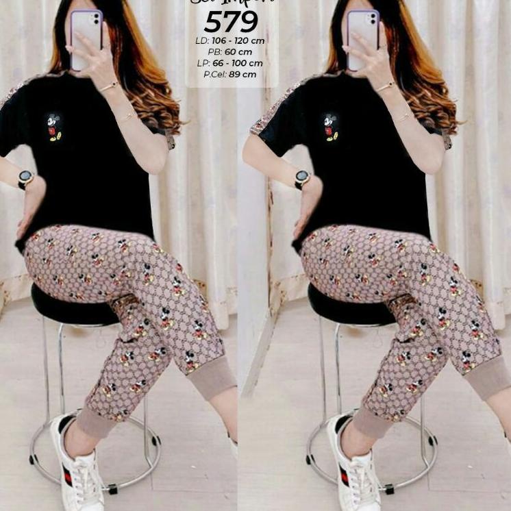 SETELAN MICKEY  KAOS PREMIUM IMPORT 579
