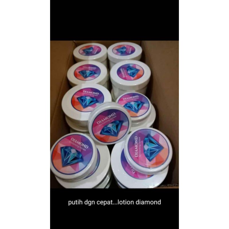 Diamond whitening lotion