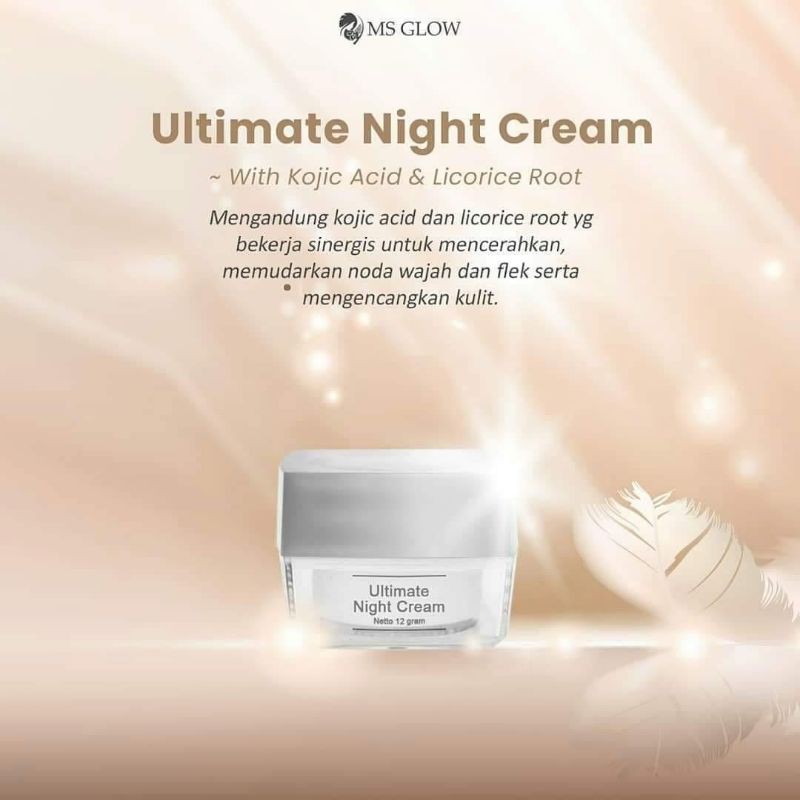 Ultimate night cream