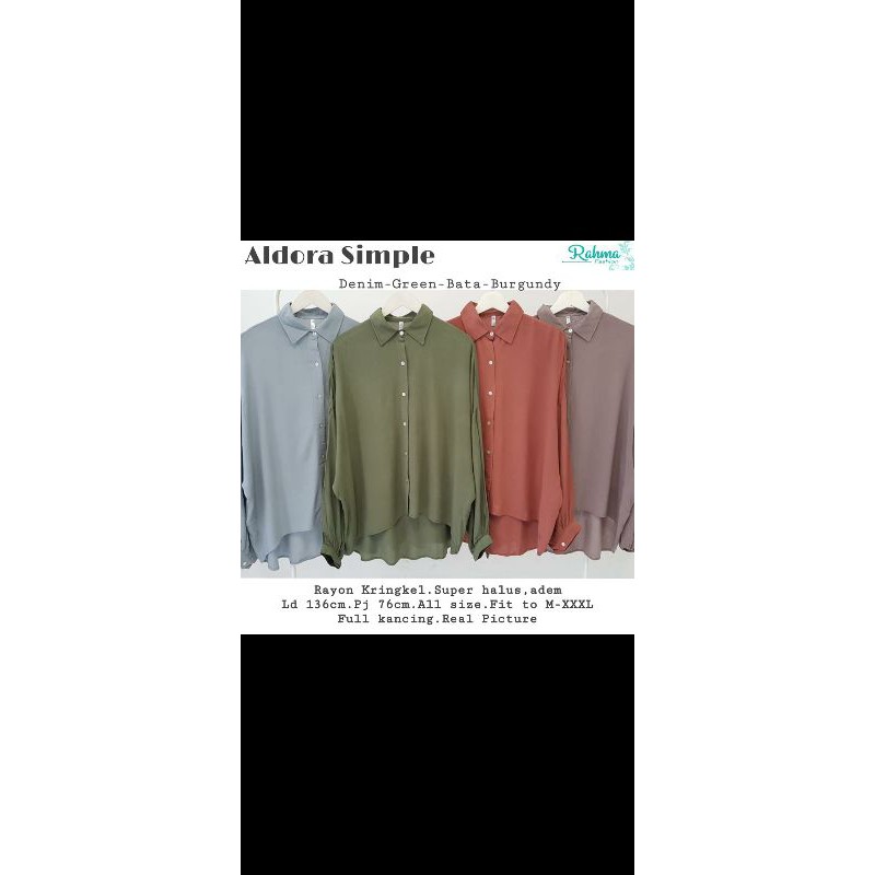 Aldora simple blouse LD 136CM