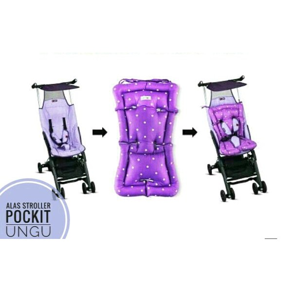 Alas Stroller POCKIT Ungu