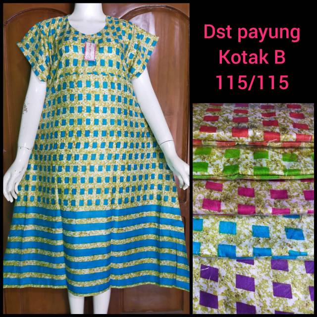 Daster payung kotak