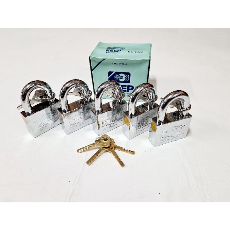 KEEP GEMBOK MASTERKEY 60MM SET ISI 5PCS