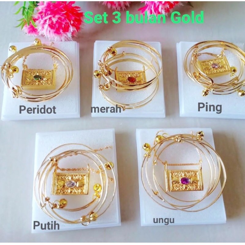 set 3 bayi 3 bulanan