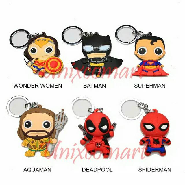 Key Chain figure Super hero
