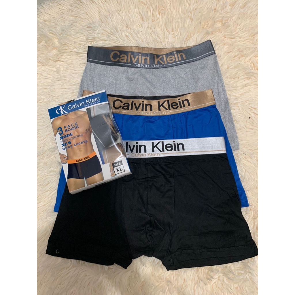 3Pcs Celana Dalam Pria Boxer