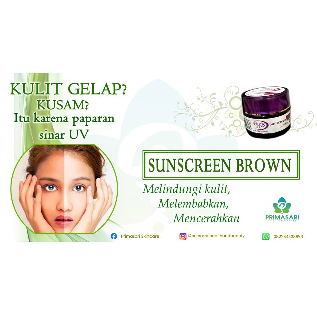 PHB Sunscreen SPF 50 Brown