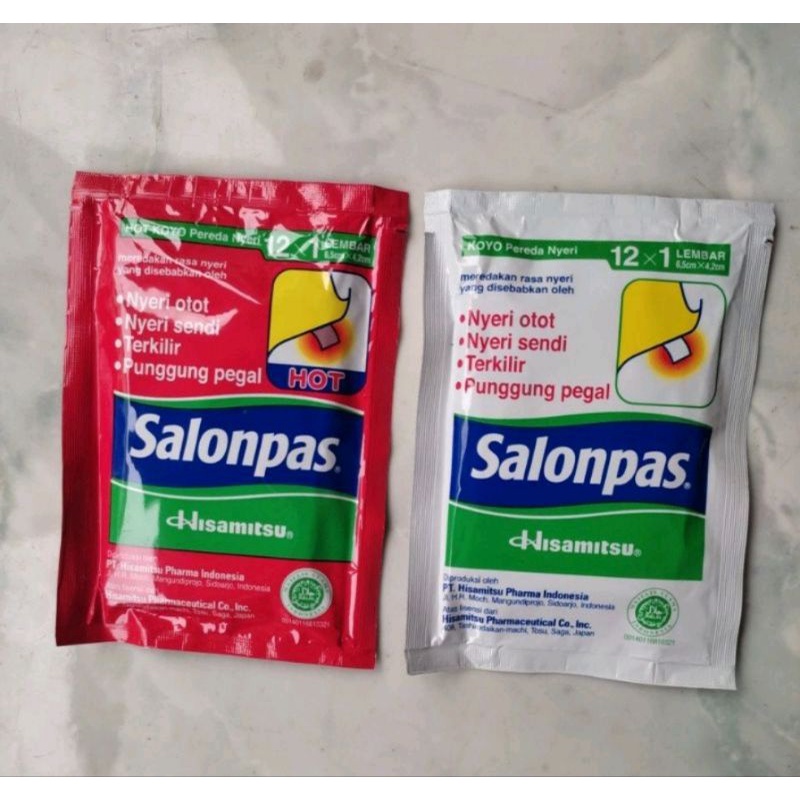 Salonpas 12 x 1 lembar.