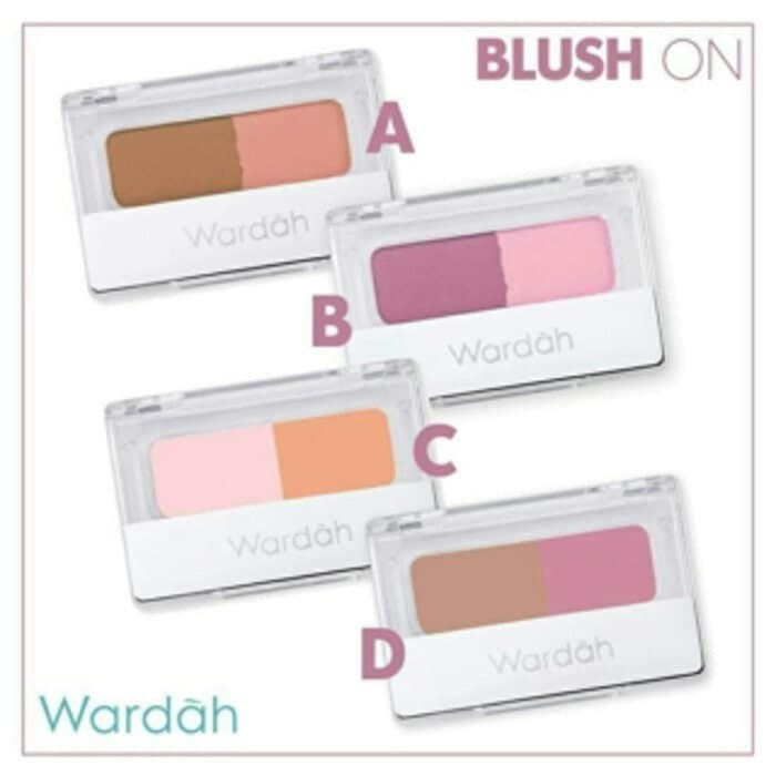 NEW WARDAH Blush On ABCD 4gr