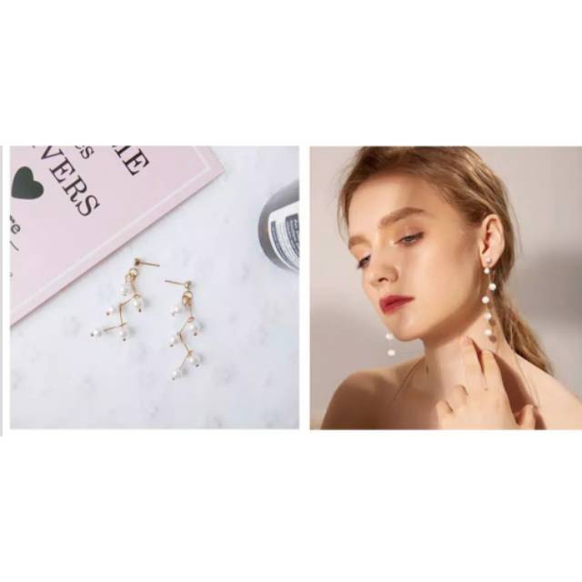 Anting Fashion sinple Tassel Dangle