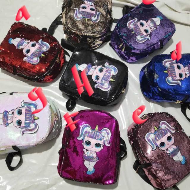 Backpack Anak Lampu Lol Surprise