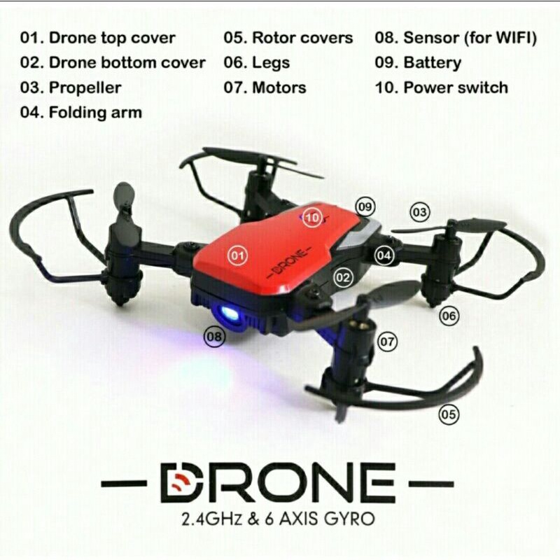 DRONE MINI POLDABLE