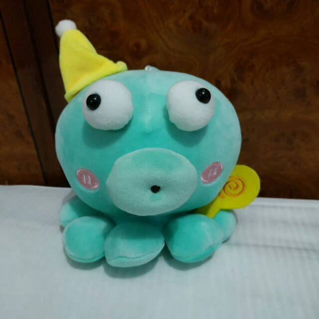 Green Octopus Boneka Wawa Games
