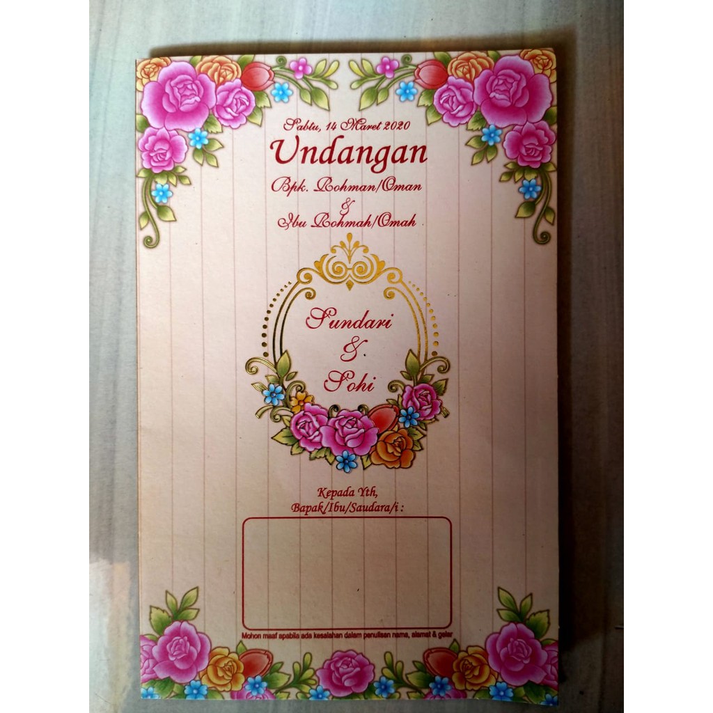 Undangan ERBA  88190