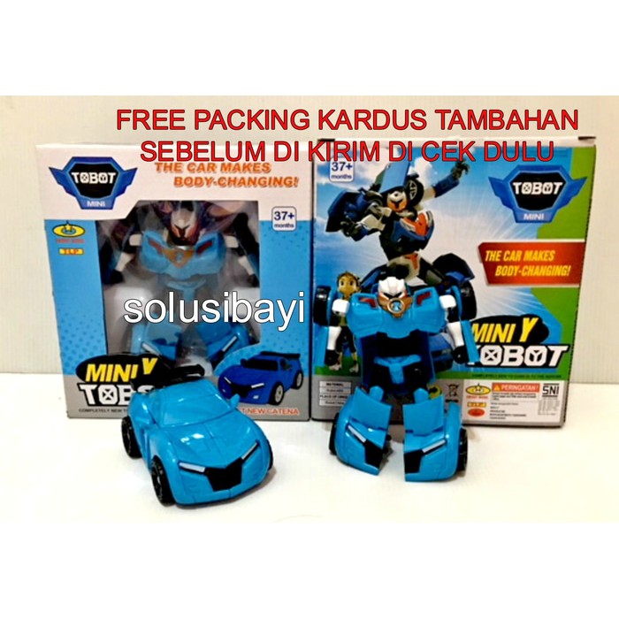 Tobot Mini Y Mainan Robot Transform