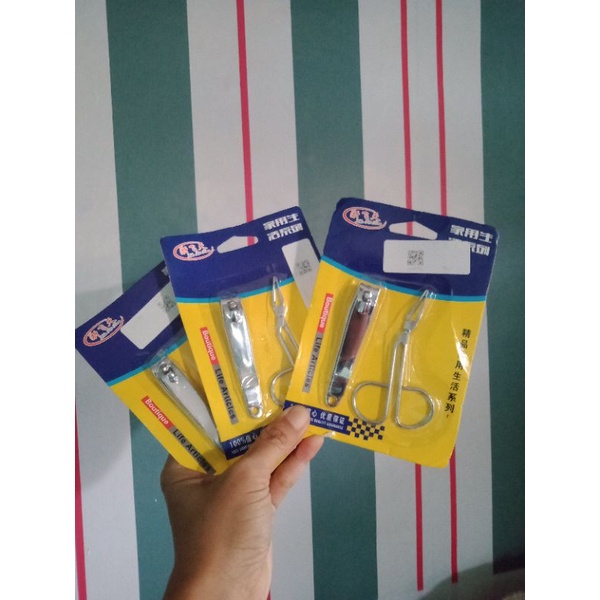 set gunting kuku