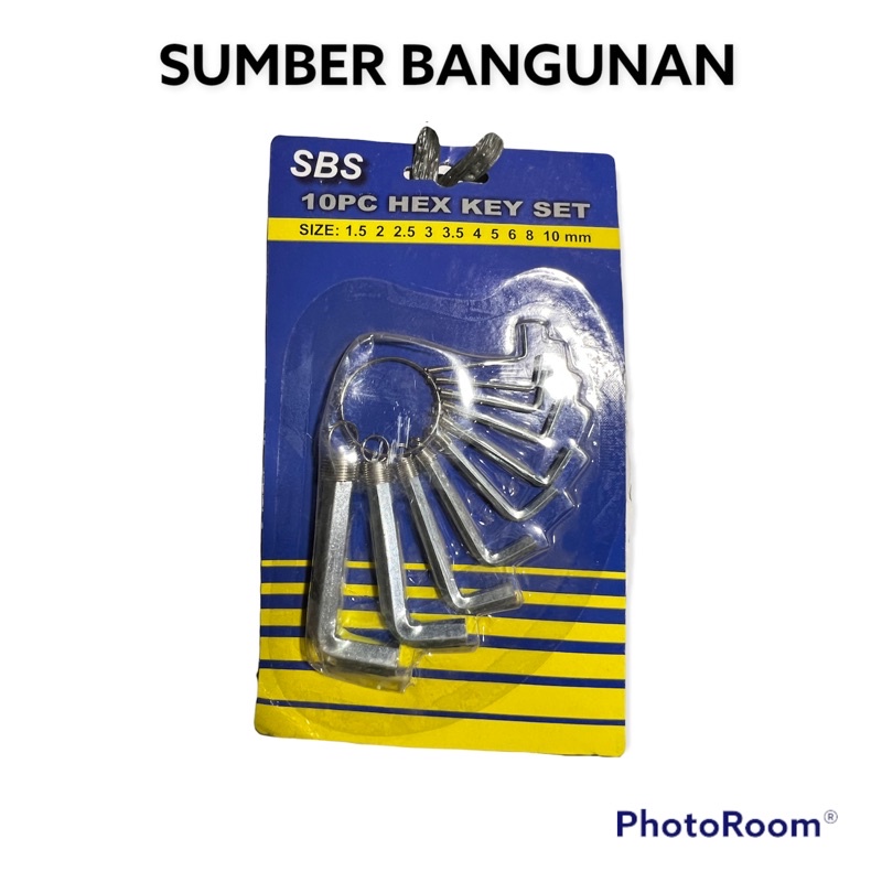 KUNCI L - 1SET MURAH