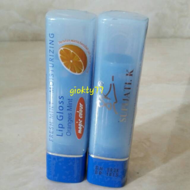 Lipglos Orange Mint Supijati New