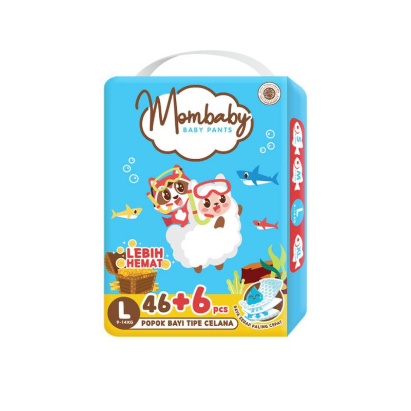 Mombaby Pants L 46 +6 = 52 Mega Pack