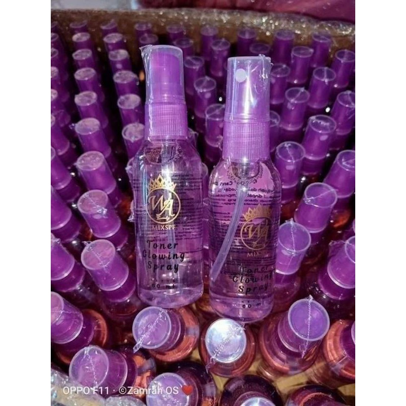 toner glowing spray