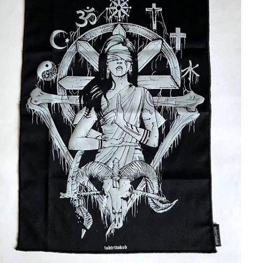 READY!! BACKPATCH BAPHOMET Real-Pict,..