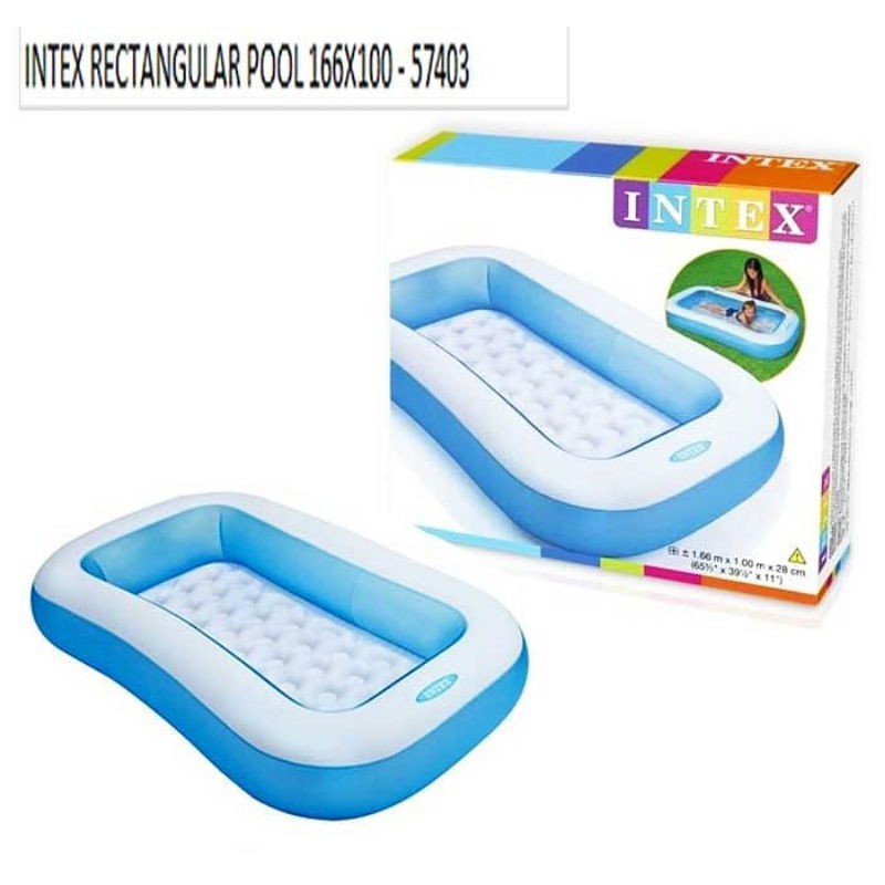 Kolam renang intex berbentuk rectangular pool