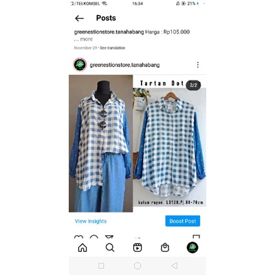 leopard Tartan DAISY dot shirt