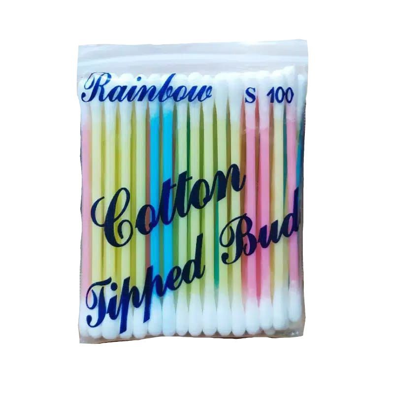 Cotton Buds Rainbow Dewasa 100pcs