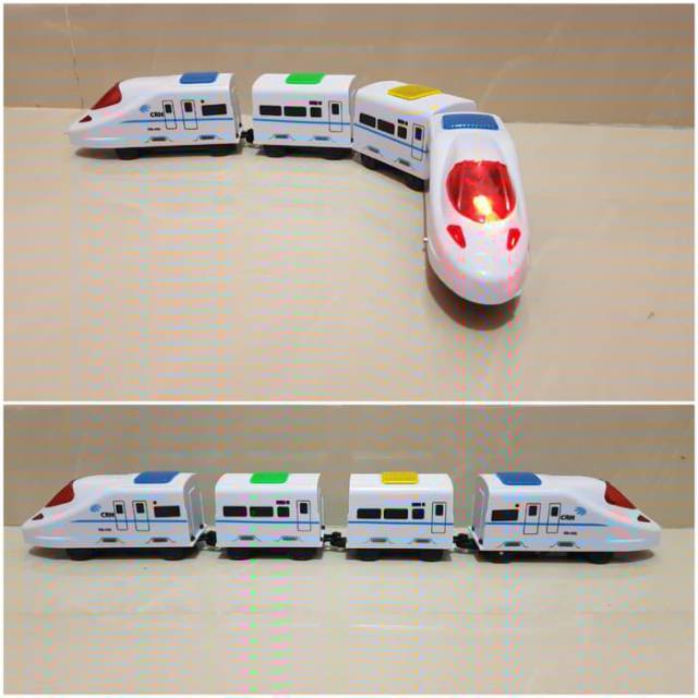 Mainan Kereta Api Cepat - Kereta Api Batre Mainan Edukasi