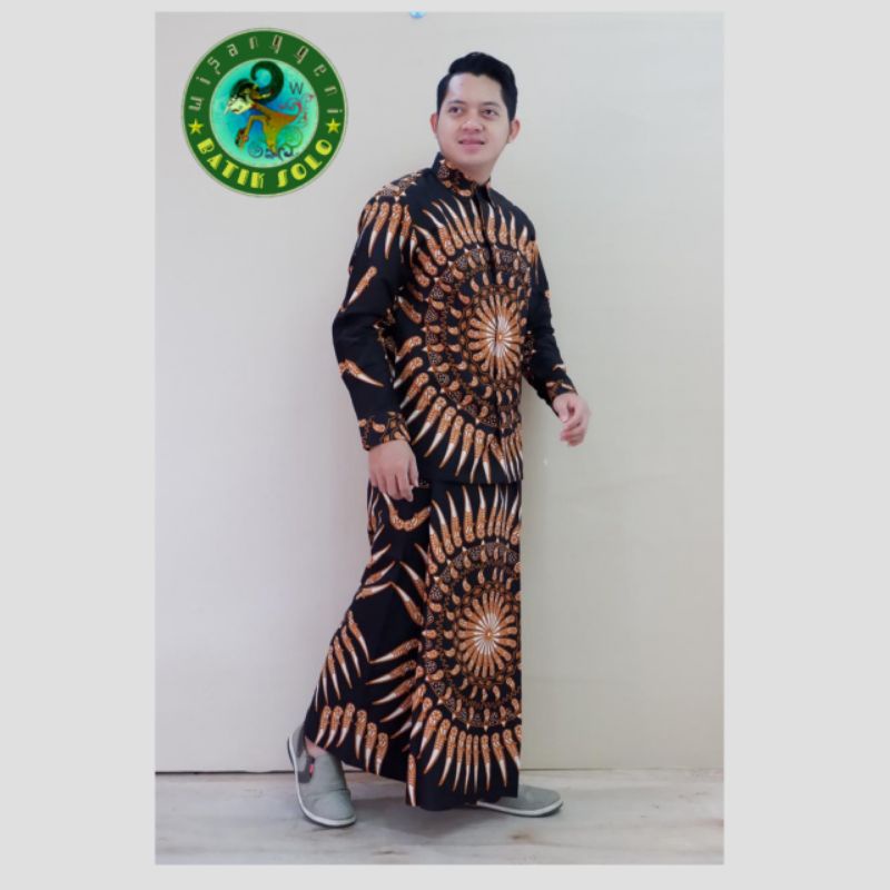 baju#kemeja#hem batik setelan pria