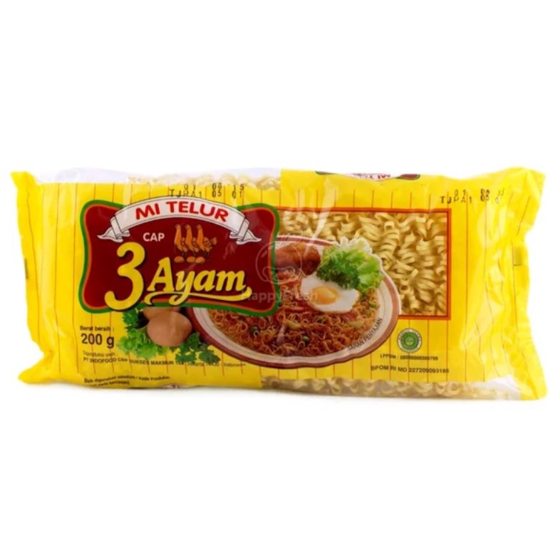 Mie Telor Cap 3 Ayam