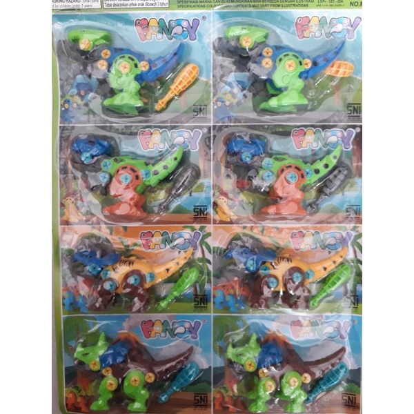 mainan dinosaurus tirek 1pcs