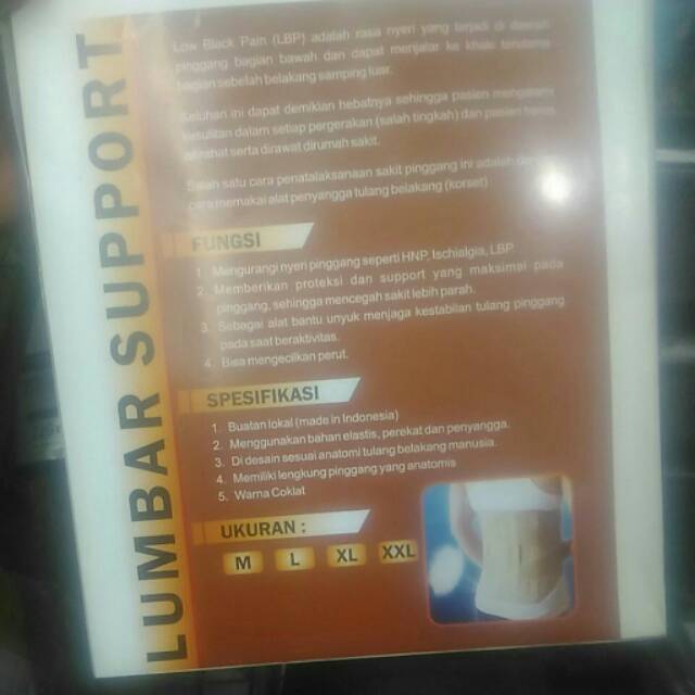 Lumbar support