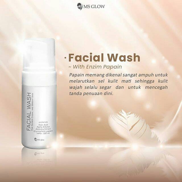 Facial wash msglow BPOM halal