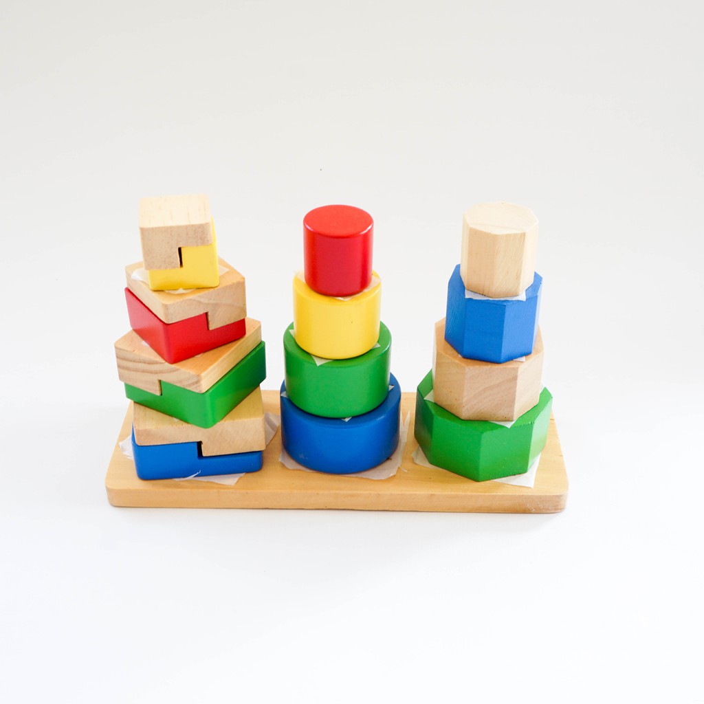 Puzzle Tower - Mainan Kayu