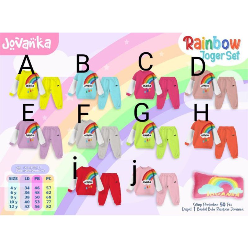 SET RAINBOW JOVANKA.ID