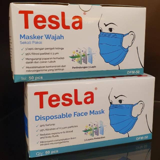 Masker medis Tesla