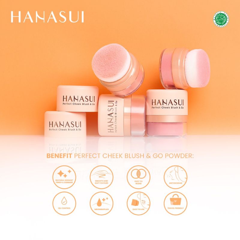 HANASUI- Perfect Cheek Blush &. Go