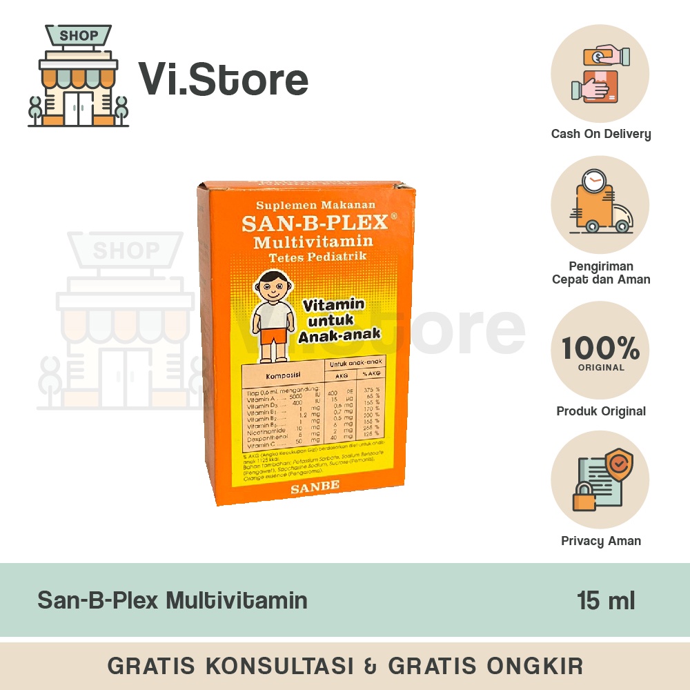 San-B-Plex Multivitamin Drop 15 ml