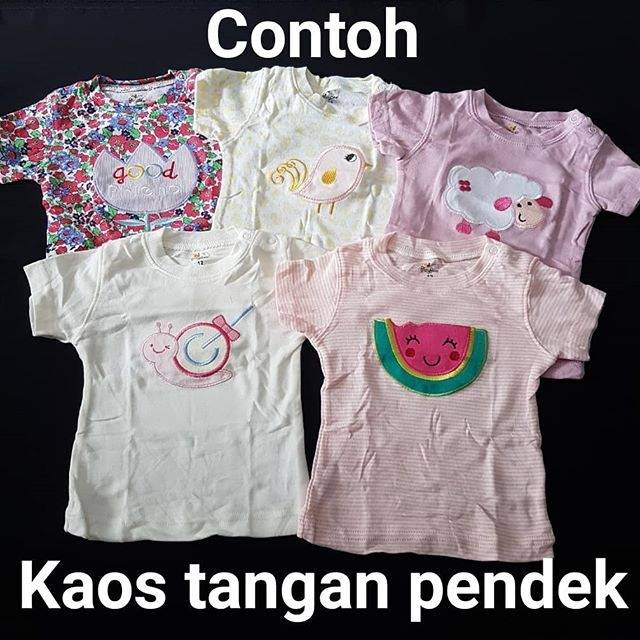 Kaos tangan pendek(geser)