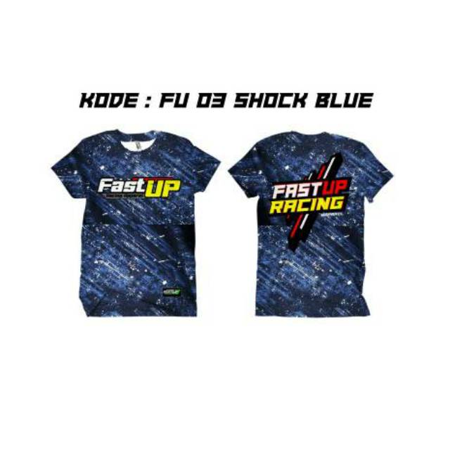 Fast up shock blue art 4
