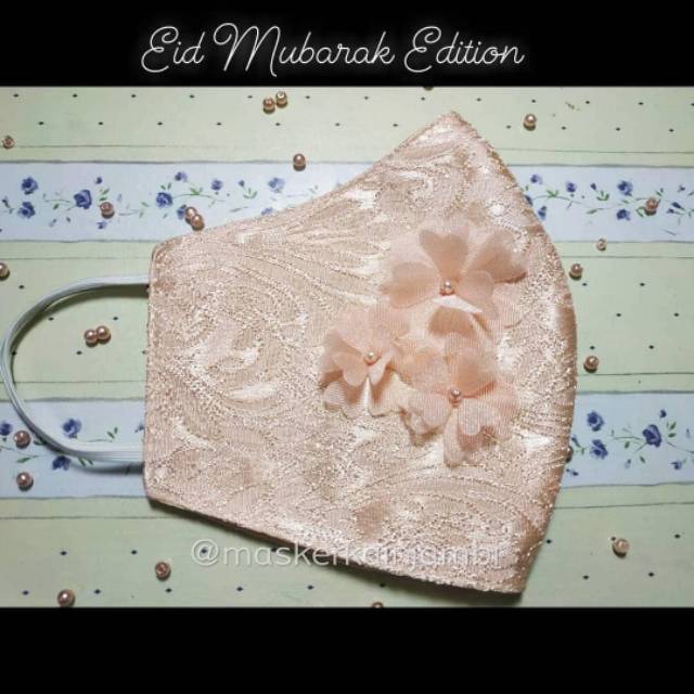 Masker kain jacquard
