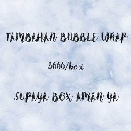 Tambahan Packing Bubble Wrap